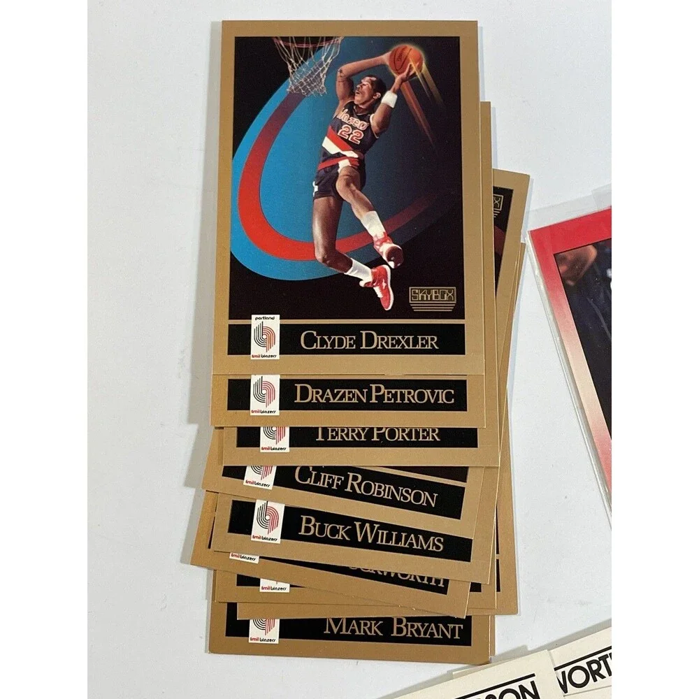 Portland Trail Blazers Team Sets & (4) 1991 Star Clyde Drexler 11-card Sets